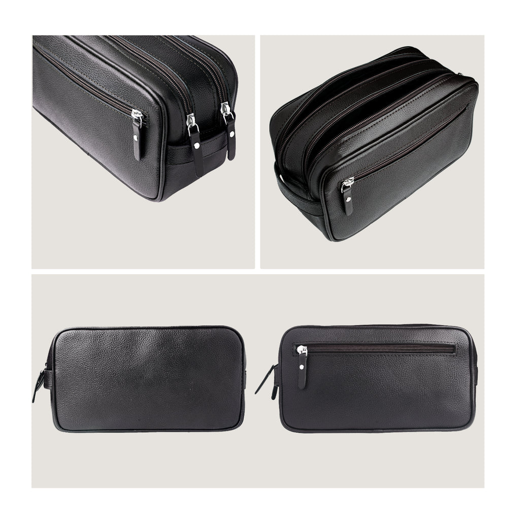 Orneli - Toiletry bag - Unisex - Full grain premium leather